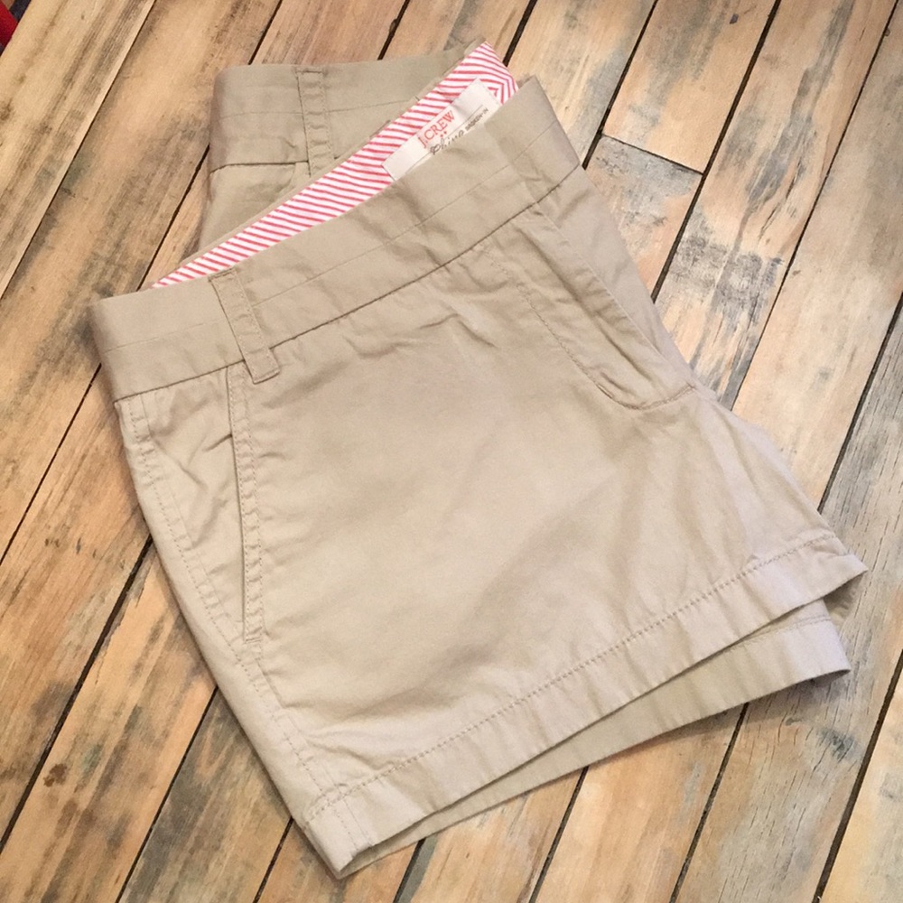 J.Crew Chino Shorts size 8